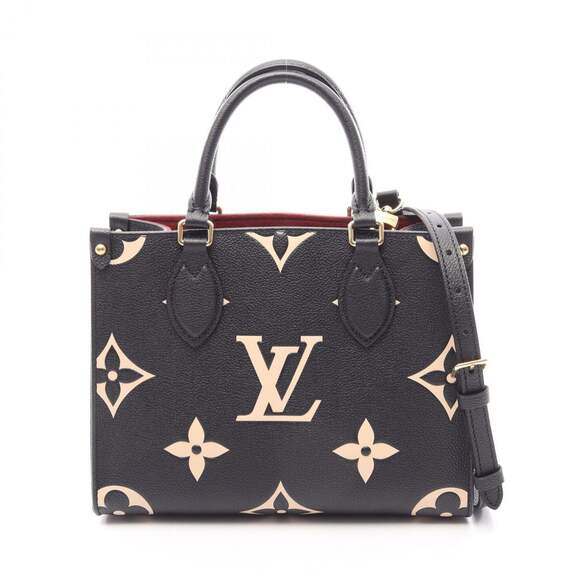 LOUIS VUITTON Handbags - Louis Vuitton OnTheGo PM Bicolor 2-Way Handbag, Leather, Monogram Empreinte, ...